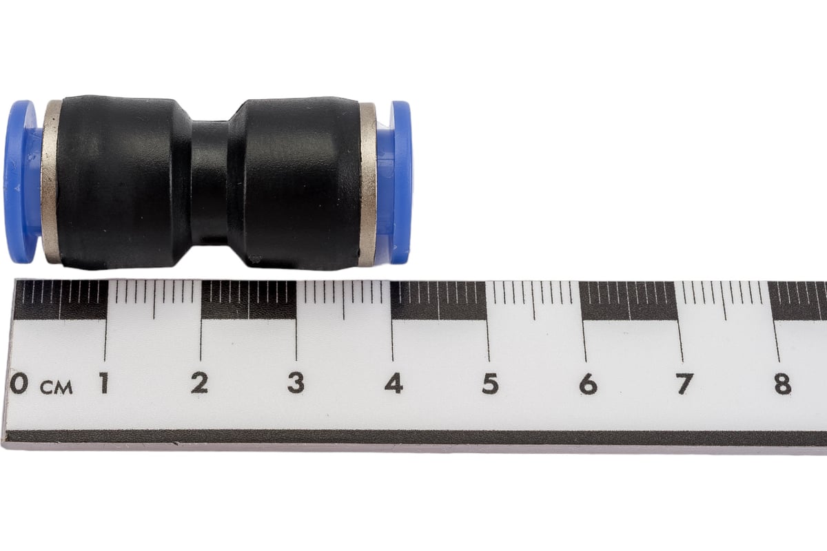 Фитинг-переходник Rockforce для пластиковых трубок 10x10 мм RF-SPU10 ...