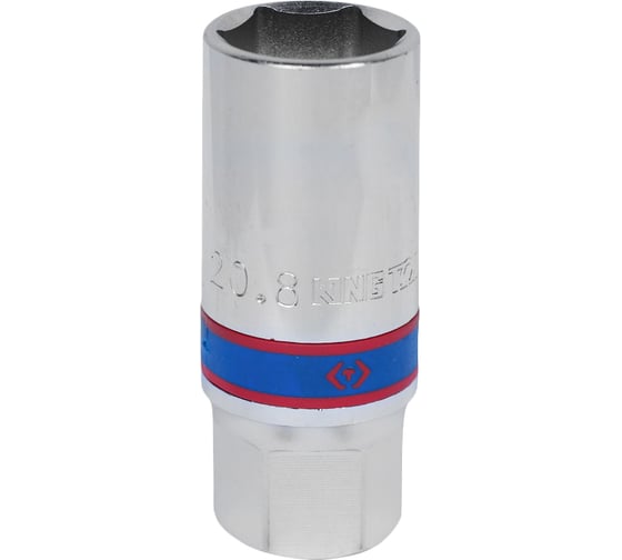 Свечная шестигранная головка King Tony 1/2" 21 мм магнитный фиксатор 466521