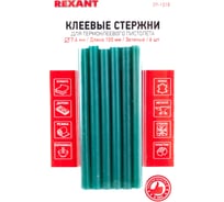 Клеевые стержни в блистере (6 шт; 7х100 мм; зеленые) REXANT 09-1018