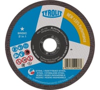 Tyrolit Диск отр. 2 в1 металлнерж. 41C 230x2x2223 A30Q-BFB BASIC* 34332877