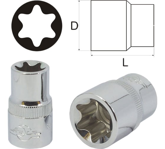 Головка Aist Torx E10 1/2" 411510E 00-00003252