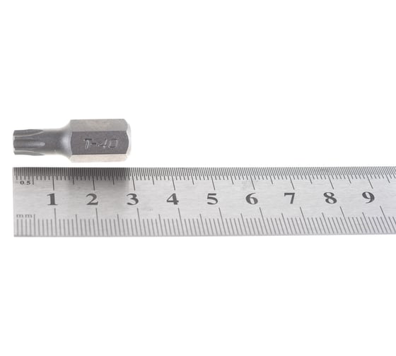 Короткая бита Hans Torx на 10 мм T40 043-3T40