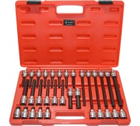 Набор головок-битов TORX AIST (звездочек торкс 6-ть лучей) T20-T70 1/2" 32 предмета 406832T 00-00010443