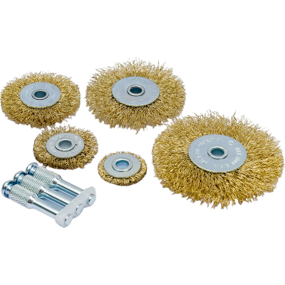 Набор металлических щеток на дрель Vorel 5 шт. 06990 - выгодная цена ...