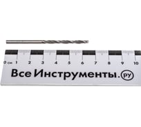 Сверло по металлу Туламаш цилиндрический хвостовик 3.1 мм Р6М5 98220