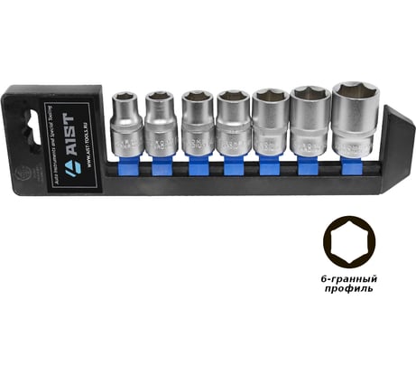 Набор головок Aist 7 предметов 40217C-M-X 00-00003005