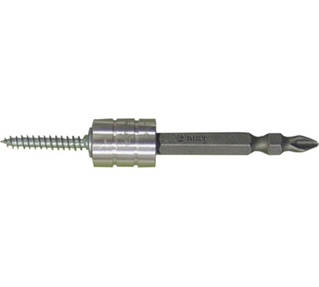 Насадка на бит или отвертку Aist с двусторонней битой PH2 АФП и саморезом 101013 00-00002521
