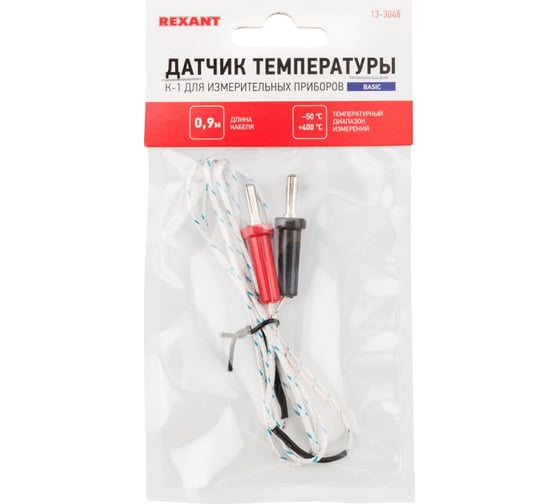 Датчик температуры Rexant K-1 для измерительных приборов 13-3048 1