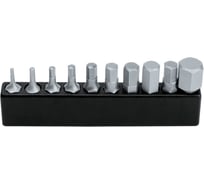 Набор сменных битов шестигранных HEX (H1.5-H10) насадок 1/4" 10 пр. AIST 10106010H 00-00011062