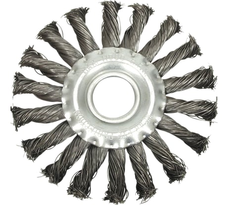 Щетка-крацовка Vorel 150 мм с отверстием 06983