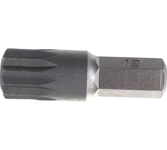Двенадцатигранная короткая бита Hans XZN на 5/16" 12 мм 082-4M12