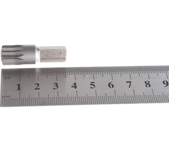 Двенадцатигранная короткая бита Hans XZN на 5/16" 12 мм 082-4M12