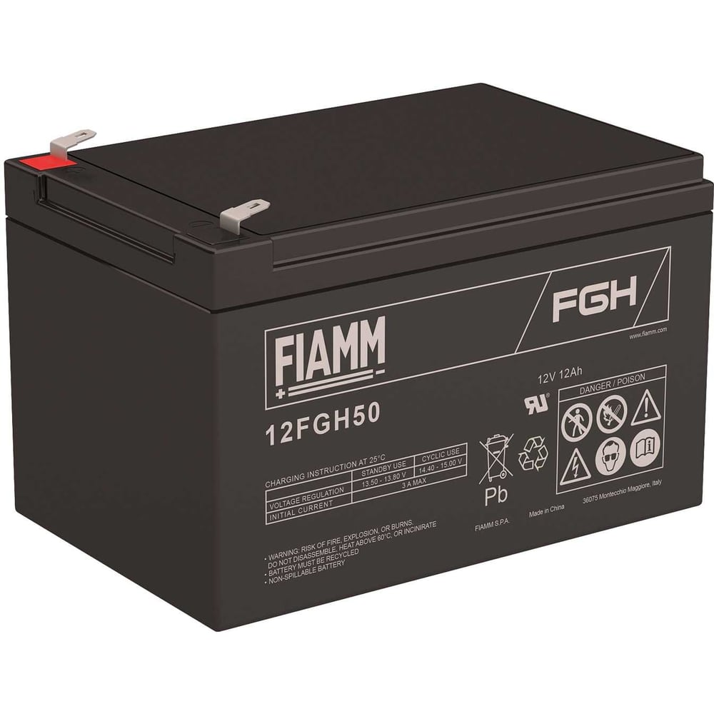 Аккумуляторная батарея 12 В, 12 Ач FIAMM 12FGH50 - выгодная цена ...