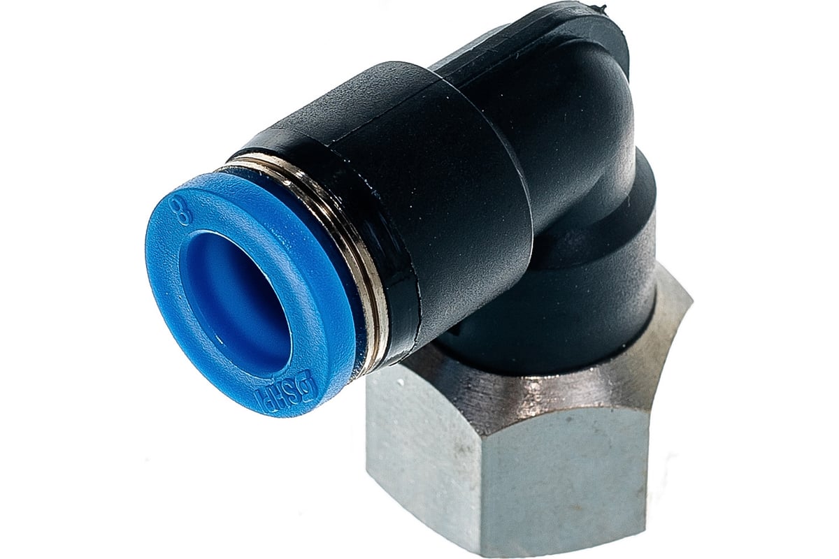 Фитинг угловой для пластиковых трубок (8 мм; 1/4М) ROCKFORCE RF-SPL08 ...