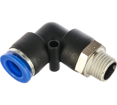 Фитинг угловой для пластиковых трубок (10 мм; 1/4М) ROCKFORCE RF-SPL10-02(2309)