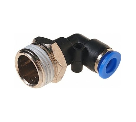 Фитинг угловой для пластиковых трубок (8 мм; 1/2М) ROCKFORCE RF-SPL08-04(2291)