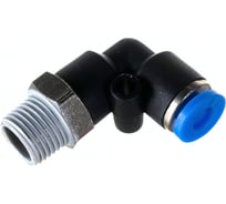 Фитинг угловой для пластиковых трубок (4 мм; 1/8М) ROCKFORCE RF-SPL04-01(2230)