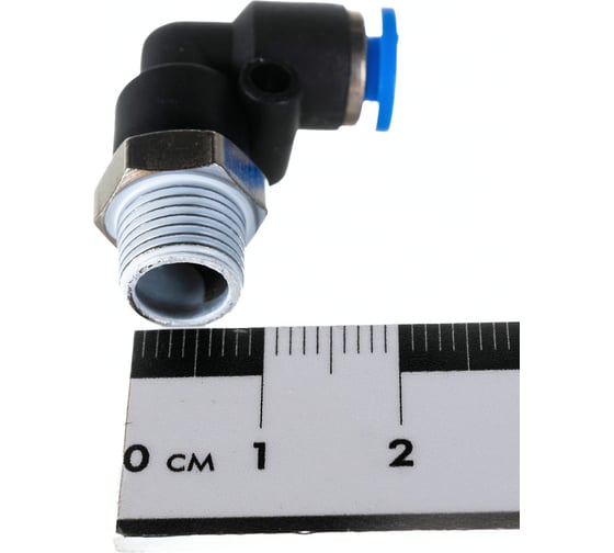 Фитинг угловой для пластиковых трубок (4 мм; 1/8М) ROCKFORCE RF-SPL04-01(2230)