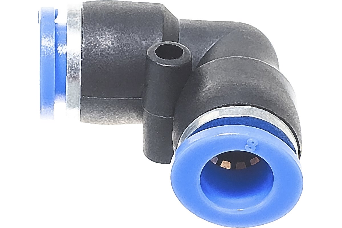 Фитинг угловой для пластиковых трубок (8 мм) ROCKFORCE RF-SPV08 ...