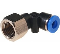 Фитинг угловой для пластиковых трубок (6 мм; 1/4F) ROCKFORCE RF-SPLF06-02(2317)