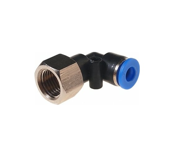 Фитинг угловой для пластиковых трубок (6 мм; 1/4F) ROCKFORCE RF-SPLF06-02(2317) 1