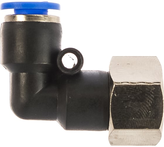 Фитинг угловой для пластиковых трубок (6 мм; 1/4F) ROCKFORCE RF-SPLF06-02(2317)
