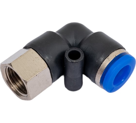 Фитинг угловой для пластиковых трубок (6 мм; 1/8F) ROCKFORCE RF-SPLF06-01(2316) 1