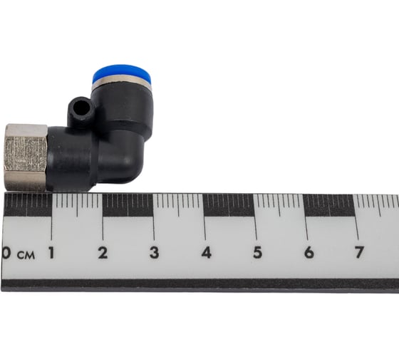Фитинг угловой для пластиковых трубок (6 мм; 1/8F) ROCKFORCE RF-SPLF06-01(2316)