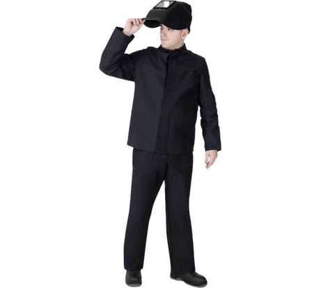 Костюм мужской защитный огнестойкий по ГОСТу молескин, р. 64-66, рост 182-188, куртка и брюки MILL 4687204569500