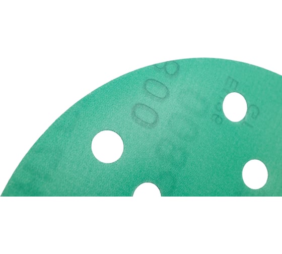 Круг абразивный Green 150 мм, 15 отверстий, Р800, 100 шт H7 953616