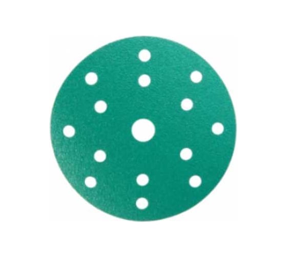 Круг абразивный Green 150 мм, 15 отверстий, Р600, 100 шт H7 953609 1