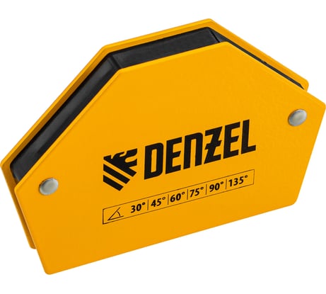 Фиксатор магнитный для сварочных работ усилие 20 lb, 30, 45, 60, 75, 90, 135 градусов Denzel 97566