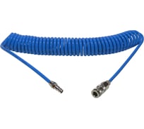 Шланг воздушный спиральный 5.0х8.0мм 6м с быстросъемными соединениями AIST 90915080-6 00-00009028