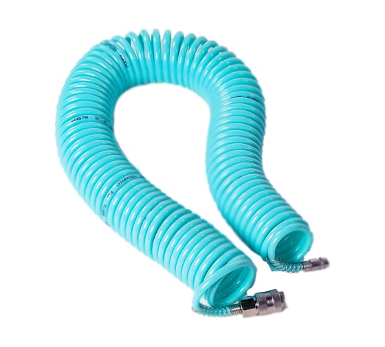 Шланг спиральный PU 10 м, 6.5x10 мм, полиуретан, 1/4 EURO POWER TECHNIC PU10-10m