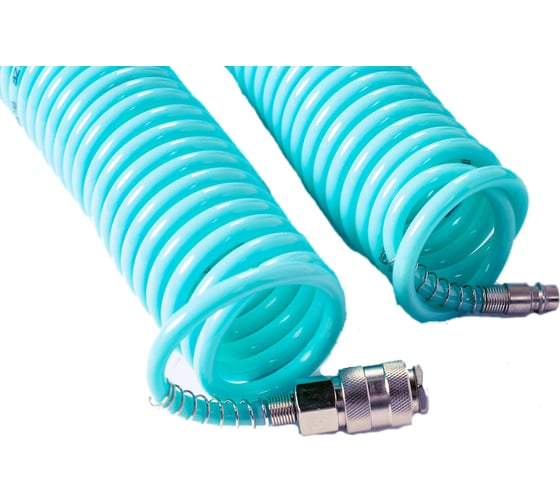 Шланг спиральный PU 15 м, 8x12 мм, полиуретан, 1/4 EURO POWER TECHNIC PU12-15m