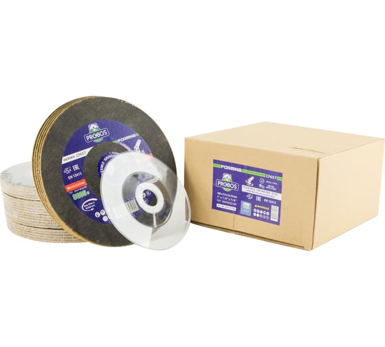 Круг гибкий зачистной Forming СF657 CERAMIC T27, 180x3x23 мм, P36, 25 шт PROBOS 65751745-25