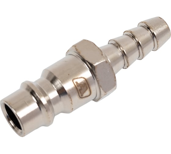 Штуцер папа-елочка 8 мм, никелированная сталь Aurora 37367 1