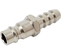 Штуцер папа-елочка 10 мм, никелированная сталь Aurora 37369