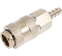 Штуцер мама-елочка 8 мм, никелированная сталь Aurora 37372