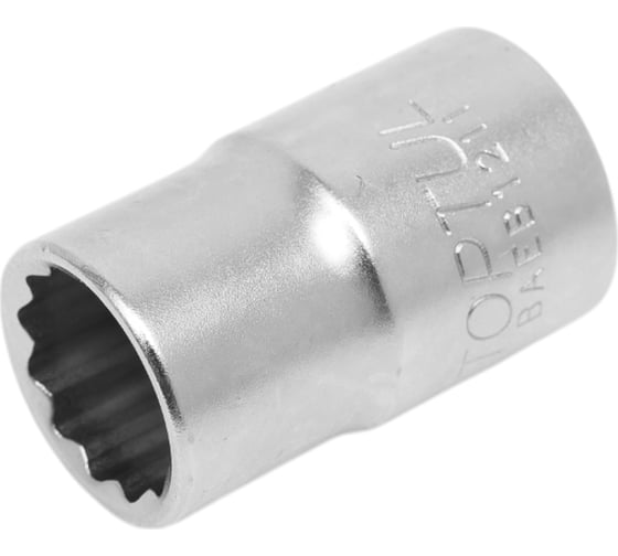 Головка торцевая 12-гранная 11 мм, 3/8"DR TOPTUL BAEB1211 1