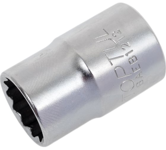 Головка торцевая 12-гранная 12 мм, 3/8"DR TOPTUL BAEB1212 1