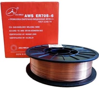 Проволока сварочная омедненная ER70S-6 (СВ08Г2С) 1 мм, катушка D270, 15 кг JULI WELD 822