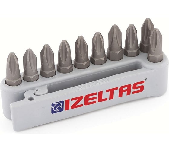 Набор бит PH1, 10 шт, 1/4" IZELTAS 4820000001