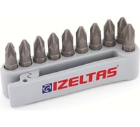 Набор бит PZ1, 10 шт, 1/4" IZELTAS 4825000001