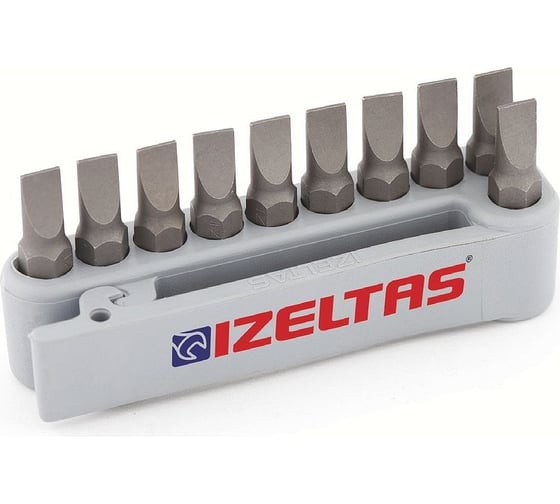 Набор бит SL1.2x6.5, 10 шт, 1/4" IZELTAS 4810001265 1