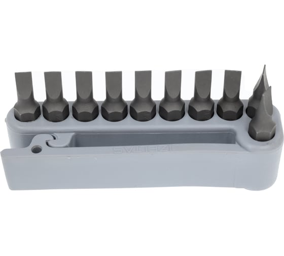 Набор бит SL0.6x4.5, 10 шт, 1/4" IZELTAS 4810000645 1