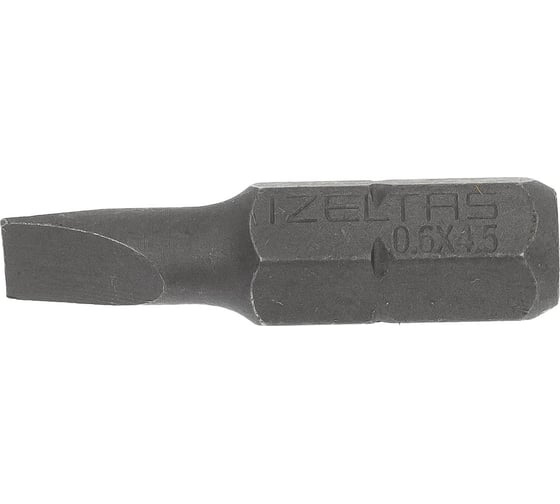 Набор бит SL0.6x4.5, 10 шт, 1/4" IZELTAS 4810000645