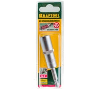 Бита с торцовой головкой удлиненная EXPERT (12 мм; хвостовик E1/4, Cr-V) Kraftool 26396-12