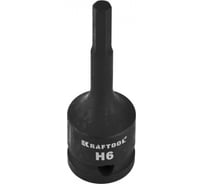 Головка торцевая ударная INDUSTRIE QUALITAT (1/2; H6; HEX; Cr-Mo; фосфатированная) Kraftool 27950-06_z01