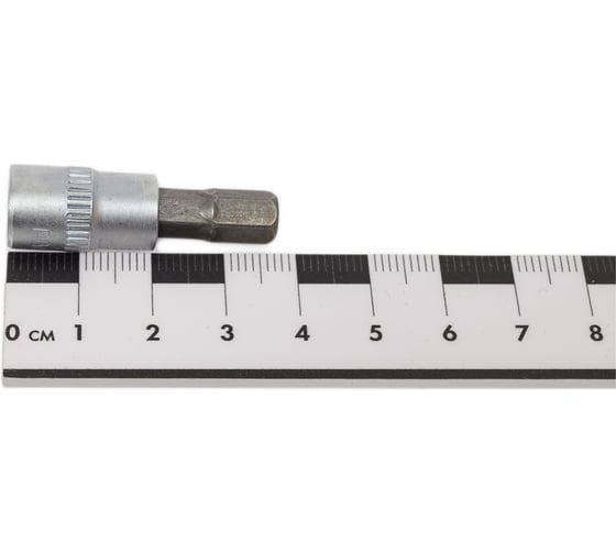 Головка со вставкой шестигранник 7 мм, 1/4"DR, L=38 мм 39621 Автоdело 15560